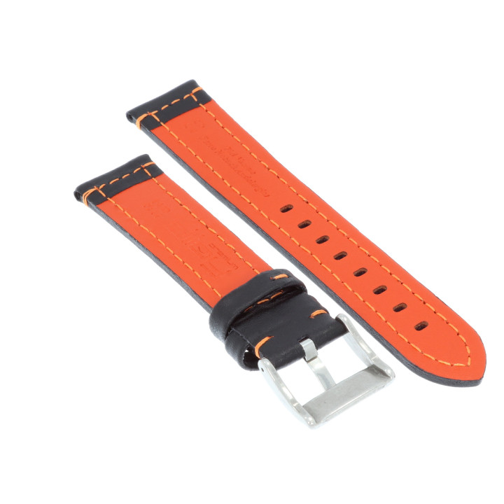 PASEK DO ZEGARKA 20 mm DILOY 393.20.1.12 CZARNY