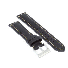 PASEK DO ZEGARKA 20 mm DILOY 393.20.1.22 CZARNY
