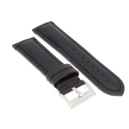 PASEK DO ZEGARKA 24 mm DILOY 393.24.1 CZARNY