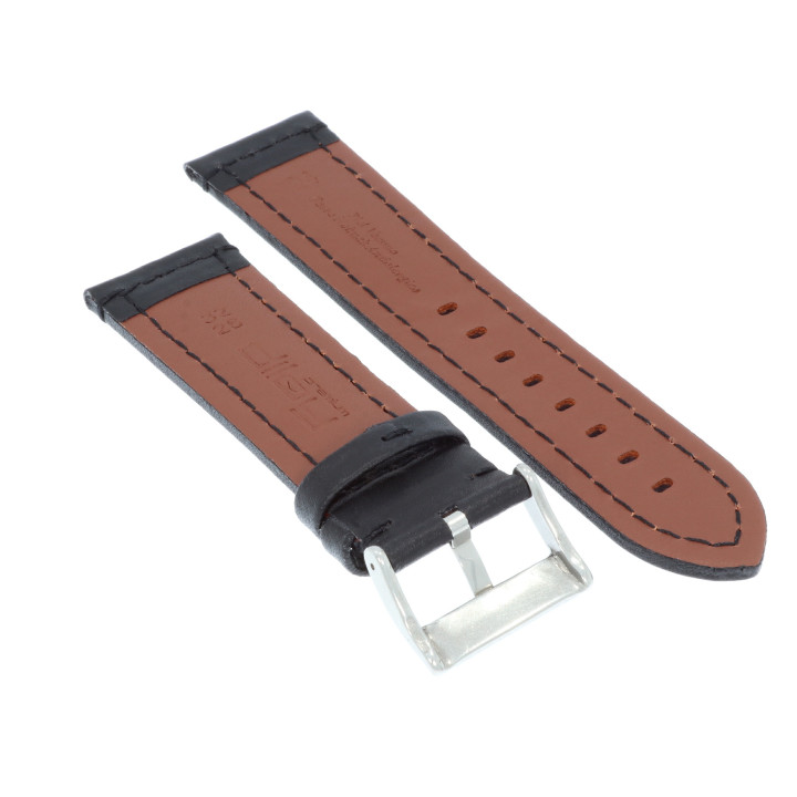 PASEK DO ZEGARKA 24 mm DILOY 393.24.1 CZARNY