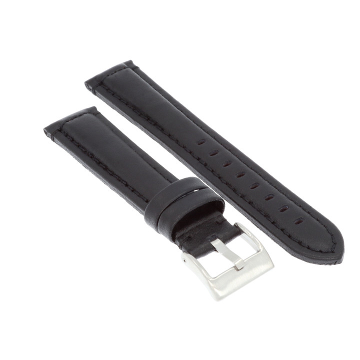 PASEK DO ZEGARKA 20 mm DILOY 393.20.1 CZARNY