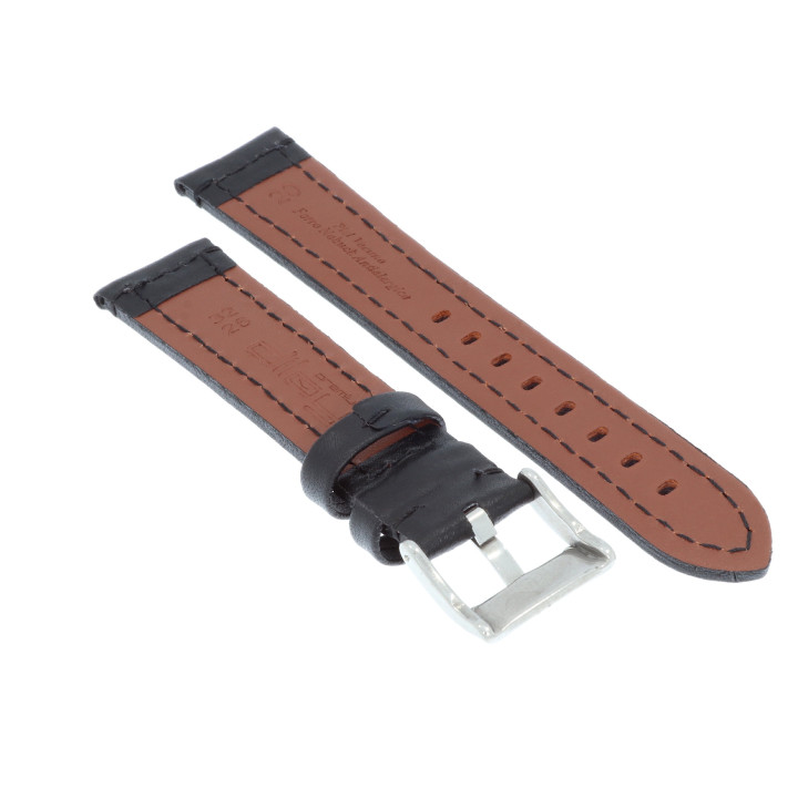 PASEK DO ZEGARKA 20 mm DILOY 393.20.1 CZARNY