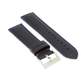 PASEK DO ZEGARKA 24 mm DILOY 393.24.1.5 CZARNY