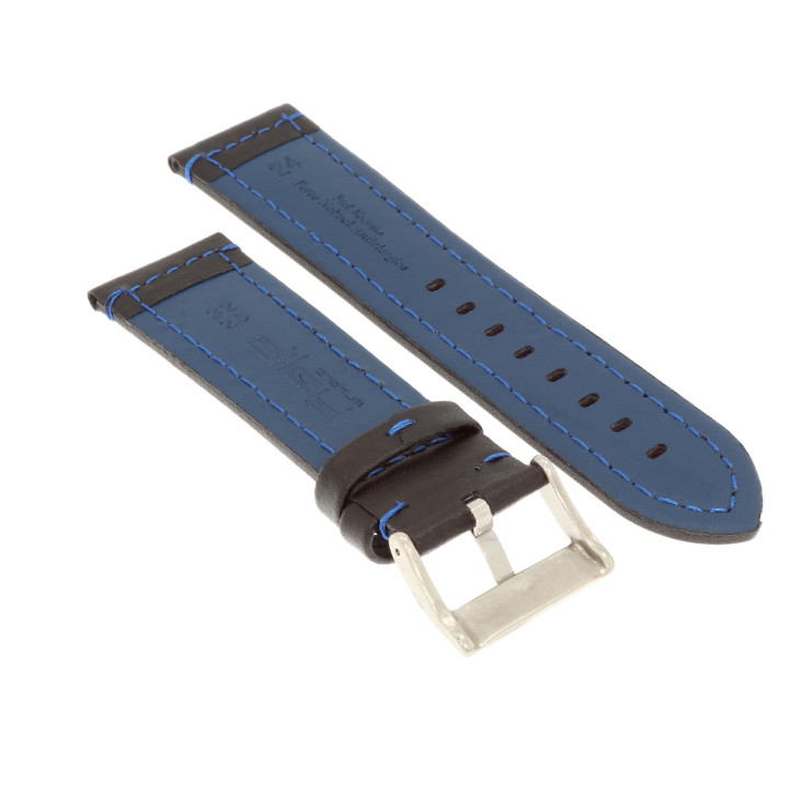 PASEK DO ZEGARKA 24 mm DILOY 393.24.1.5 CZARNY