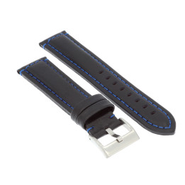 PASEK DO ZEGARKA 22 mm DILOY 393.22.1.5 CZARNY
