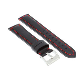 PASEK DO ZEGARKA 20 mm DILOY 393.20.1.6 CZARNY