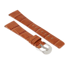 PASEK DO ZEGARKA 20 mm DILOY 329.20.4 BRĄZOWY