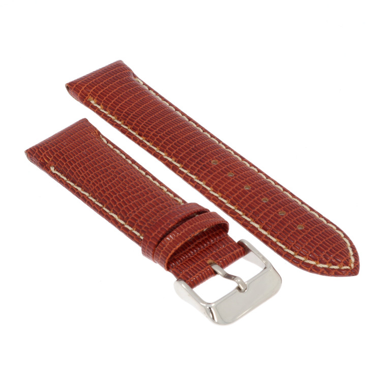 PASEK DO ZEGARKA 22 mm DILOY P351.22.2 BRĄZOWY