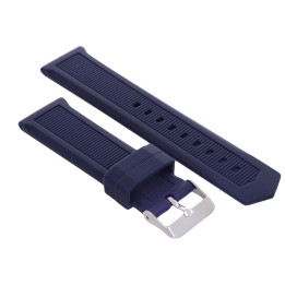 PASEK DO ZEGARKA 24 mm DILOY BR12.24.5 GRANATOWY