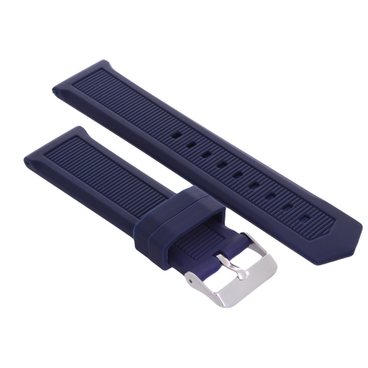 PASEK DO ZEGARKA 24 mm DILOY BR12.24.5 GRANATOWY