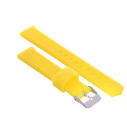 PASEK DO ZEGARKA 18 mm DILOY SBR12.18.10 ŻÓŁTY