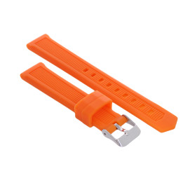 PASEK DO ZEGARKA 18 mm DILOY SBR12.18.12 POMARAŃCZOWY