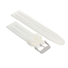PASEK DO ZEGARKA 22 mm DILOY BR01.22.22 BIAŁY