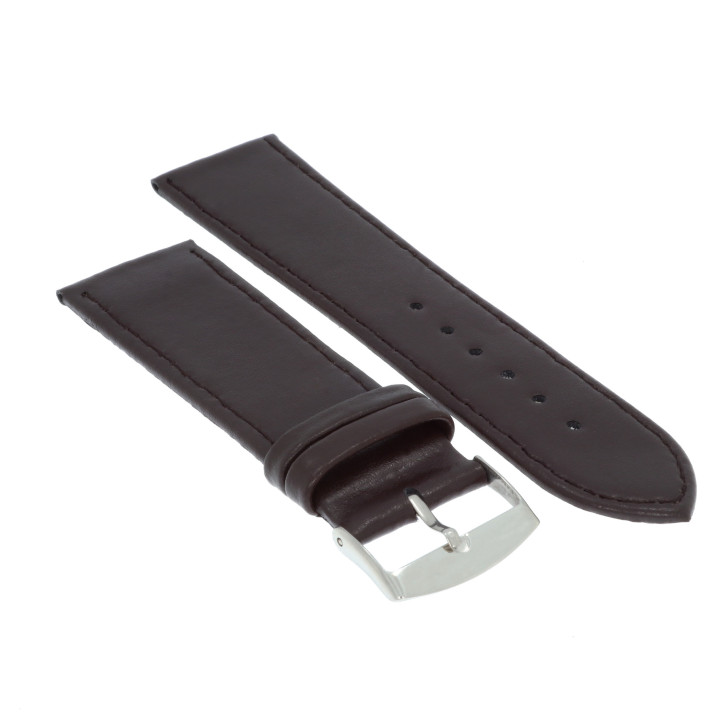 PASEK DO ZEGARKA 24 mm DILOY 704.24.2 BRĄZOWY