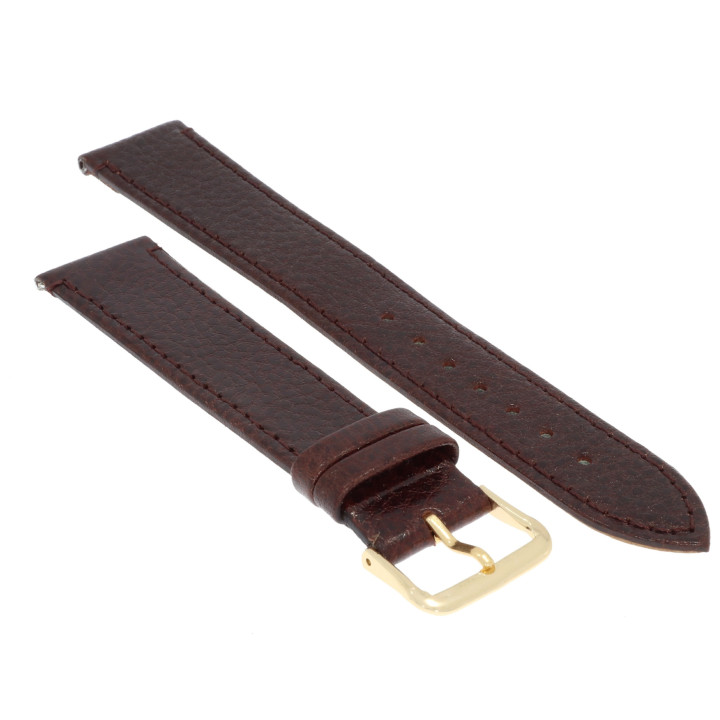 PASEK DO ZEGARKA 20 mm XL DILOY 86EL.20.2 (1) BRĄZOWY