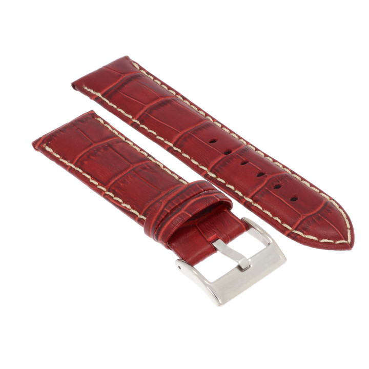 PASEK DO ZEGARKA 24 mm DILOY 378EA.24.4 BORDOWY