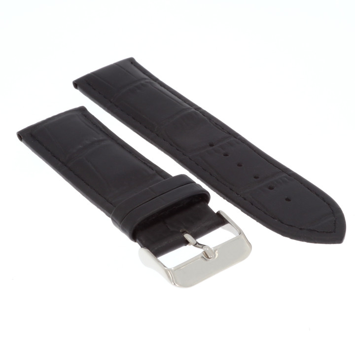 PASEK DO ZEGARKA 24 mm DILOY P260.24.1 CZARNY
