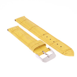 PASEK DO ZEGARKA 18 mm DILOY P260.18.10 ŻÓŁTY