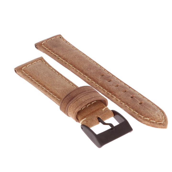 PASEK DO ZEGARKA 20 mm DILOY 397.20.3 BRĄZOWY