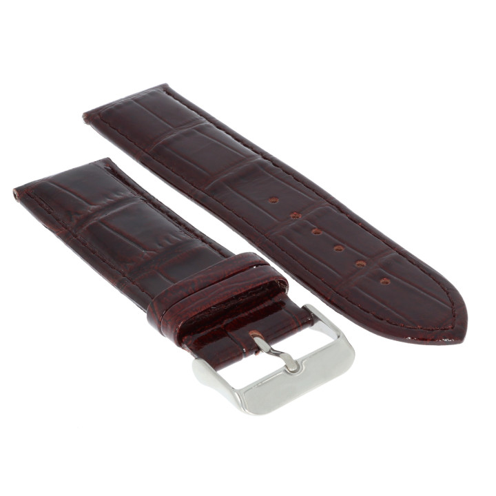 PASEK DO ZEGARKA 24 mm DILOY P262.02.24 BRĄZOWY