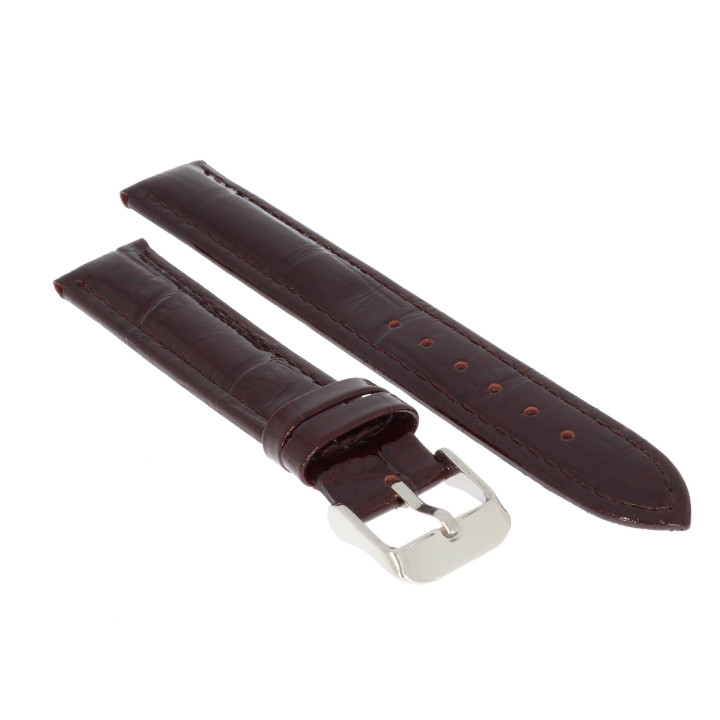 PASEK DO ZEGARKA 16 mm DILOY P262.16.2 BRĄZOWY