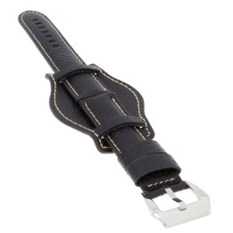 PASEK DO ZEGARKA Z PODKŁADKĄ 20 mm DILOY 386.01.20 CZARNY