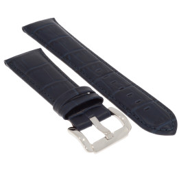 PASEK DO ZEGARKA 24 mm BISSET BS167.24.5 GRANATOWY