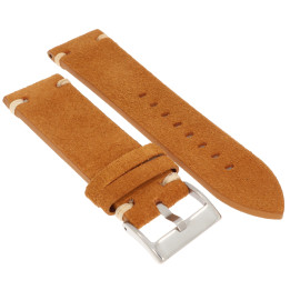 PASEK DO ZEGARKA 24 mm DILOY 417.24.3 NUBUK BRĄZOWY