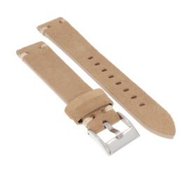 PASEK DO ZEGARKA 18 mm DILOY 417.18.23 NUBUK BEŻOWY