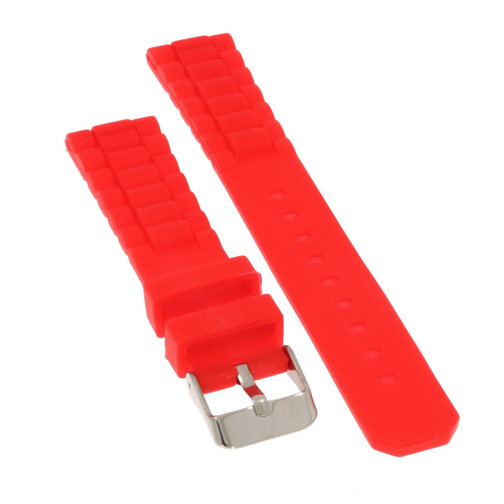 PASEK DO ZEGARKA DILOY 18 mm S252.18.6 (1) CZERWONY