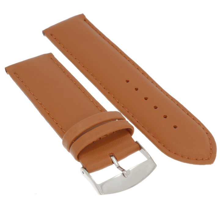 PASEK DO ZEGARKA 24 mm DILOY 302.24.3 BRĄZOWY