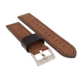 PASEK DO ZEGARKA 20 mm DILOY 399.02.20 BRĄZOWY