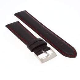 PASEK DO ZEGARKA 20 mm BISSET BS204.20.1.6 CZARNY