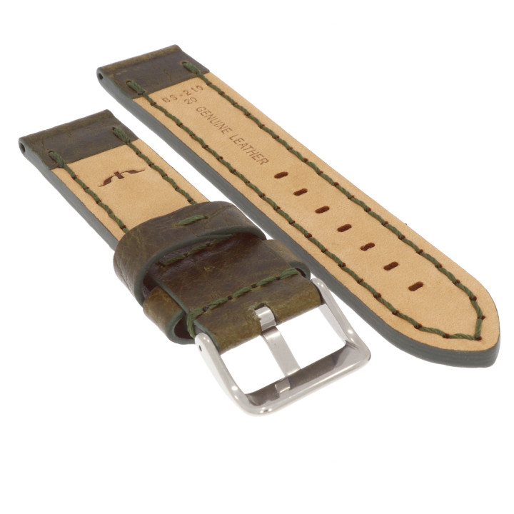 PASEK DO ZEGARKA 20 mm BISSET BS210.20.27 ZIELONY