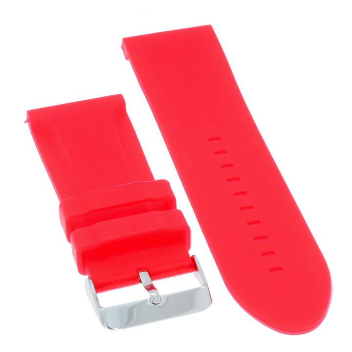 PASEK DO ZEGARKA 28 mm DILOY SBR11.28.6 CZERWONY