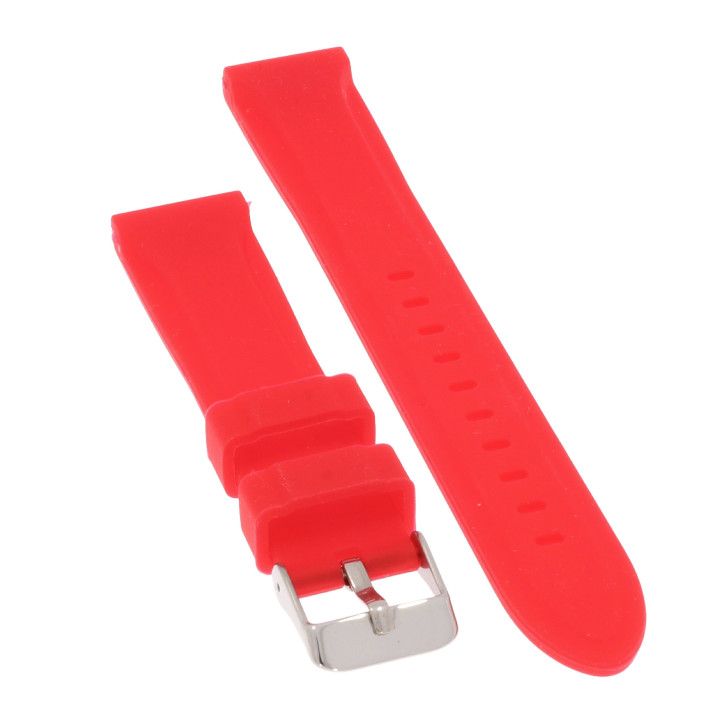 PASEK DO ZEGARKA 18 mm DILOY SBR11.18.6 CZERWONY