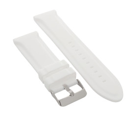 PASEK DO ZEGARKA 24 mm DILOY SBR11.24.22 BIAŁY