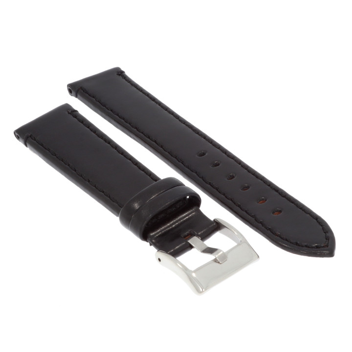 PASEK DO ZEGARKA 20 mm DILOY 401.01.20 CZARNY