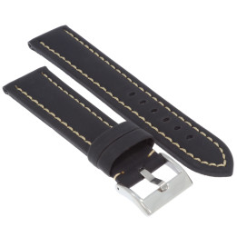 PASEK DO ZEGARKA 22 mm DILOY 377.01.22  CZARNY