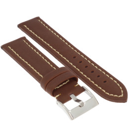 PASEK DO ZEGARKA 22 mm DILOY 377.02.22 BRĄZOWY