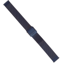 BRANSOLETA MESCH SIATKOWA 14 mm BISSET  BM-101 GRANATOWA MATOWA