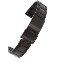 BRANSOLETA DO ZEGARKA 18 mm BISSET  BR-107 CZARNA