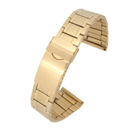 BRANSOLETA DO ZEGARKA 24 mm BISSET  BR-122 ZŁOTA