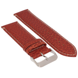 PASEK DO ZEGARKA 24 mm DILOY P206.24.8 BRĄZOWY