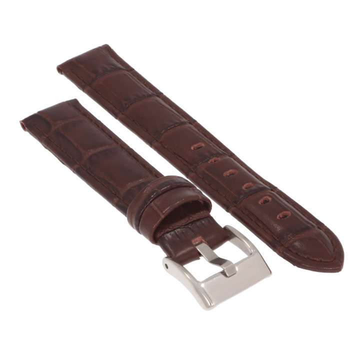 PASEK DO ZEGARKA 18 mm DILOY 368.02.18 BRĄZOWY