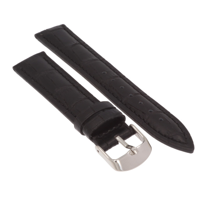 PASEK DO ZEGARKA 18 mm DILOY 379.01.18 CZARNY