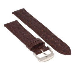 PASEK DO ZEGARKA 20 mm DILOY P209.02.20 BRĄZOWY