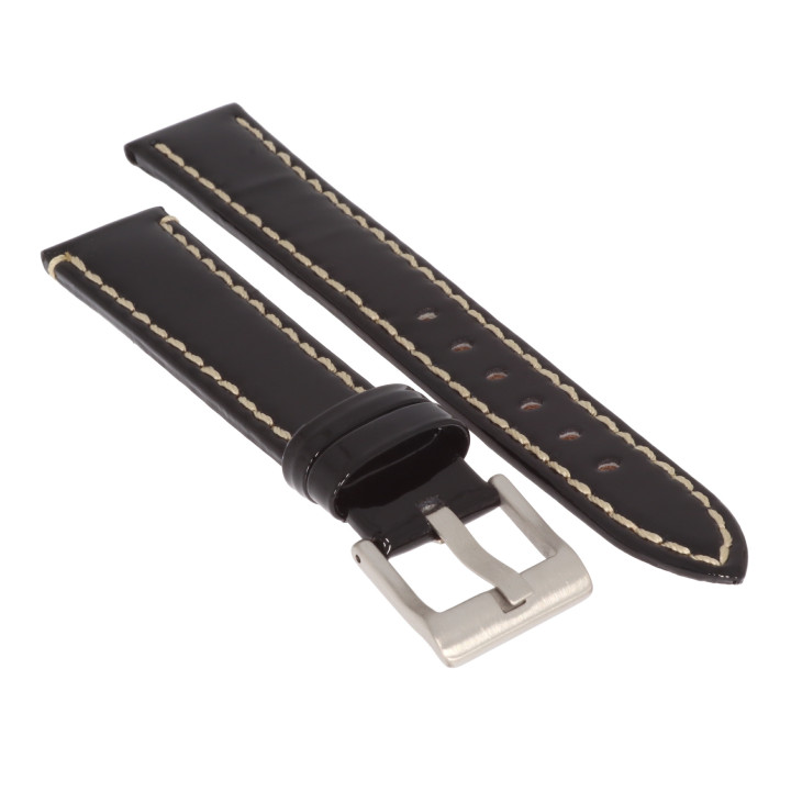 PASEK DO ZEGARKA 18 mm DILOY 375.18.1.22 CZARNY