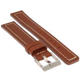 PASEK DO ZEGARKA 18 mm DILOY P353.18.8 BRĄZOWY