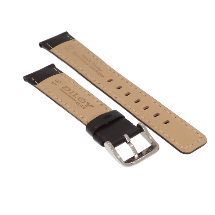 PASEK DO ZEGARKA 18 mm DILOY 367.18.1 CZARNY